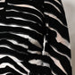 Black White Zebra A-line Sheath Mini Dress