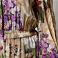 Multicolor Floral Wide Leg Jumpsuit Dress