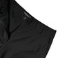 Black Polyester High Waist Slim Pants