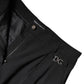 Black Polyester High Waist Dress Pants
