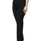 Black Wool High Waist Boot Cut Dress Pants