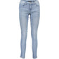 Blue Cotton Women Jeans