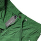 Green Cotton High Waist Cargo Pants