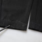 Black Nylon High Waist Slim Fit Pants