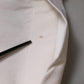 White Wool Mid Waist Wide Leg Pants