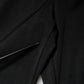 Black Nylon High Waist Slim Fit Pants
