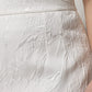 White High Waist Knee Length Pencil Skirt