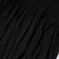Black Mermaid Cut High Waist Midi Skirt