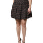 Multicolor High Waist Tartan Tweed Mini Skirt