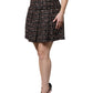 Multicolor High Waist Tartan Tweed Mini Skirt