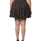 Multicolor High Waist Tartan Tweed Mini Skirt