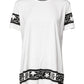 White #DGMillennials Cotton Crewneck T-shirt