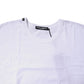 White Cotton Crew Neck Cropped T-shirt Top