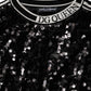 Black DG Queen Sequin Pullover Sweater