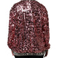 Pink DG Queen Sequin Pullover Sweater