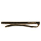 Gold Tone Brass Crystal Branded Accessory Tie Clip Bar