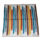 Multicolor Stripes Cotton Square Foulard Scarf