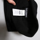 Black Cashmere Knitted Square Handkerchief Scarf