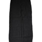 Black Cashmere Knitted Neck Warmer Foulard Scarf