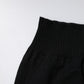 Black Cashmere Knitted Neck Warmer Foulard Scarf