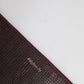 Brown Leather #DGFAMILY Embellished Men Clutch Pouch Bag