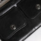 Black Leather Logo Purse Shoulder Crossbody Bag