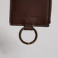 Brown Calf Leather Lanyard Logo Card Holder Wallet