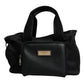 Black Shoulder Strap Pet Carry Logo Plaque Bag