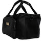 Black Shoulder Strap Pet Carry Logo Plaque Bag