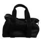 Black Shoulder Strap Pet Carry Logo Plaque Bag