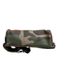 Multicolor Camouflage Patchwork Logo Waist Fanny Pack Bag