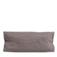 Grey Alpaca Wool Logo Plaque Tote Shoulder Bag