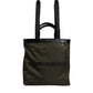 Military Green Nylon Shoulder Strap Tote Bag