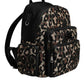 Multicolor Leopard Print DG Logo Plaque Men Backpack Bag