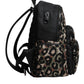 Multicolor Leopard Print DG Logo Plaque Men Backpack Bag