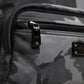 Gray Cotton Camouflage Logo Plaque Backpack Bag