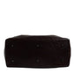 Beige Maroon Velvet Leather Jacquard Travel Handbag Bag