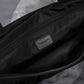 Black Camouflage Shoulder Strap Logo Plaque Bag