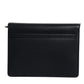 Black Calfskin Leather Shoulder Strap Bag