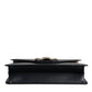 Black Calfskin Leather Shoulder Strap Bag
