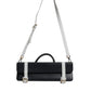 Blue White Calfskin Leather Crossbody Shoulder Bag