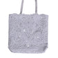 White Cordonetto Lace Beatrice Tote Shopping Bag