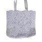 White Cordonetto Lace Beatrice Tote Shopping Bag