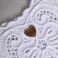 White Cordonetto Lace Beatrice Tote Shopping Bag