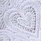 White Cordonetto Lace Beatrice Tote Shopping Bag