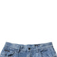Blue Tie Dye Cotton Skinny Men Denim Jeans
