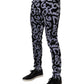 Black Logo Monogram Cotton Skinny Denim Jeans