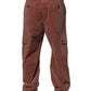 Brown Corduroy Cotton Cargo Men Denim Jeans