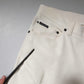 Off White Cotton Stretch Skinny Denim Jeans