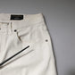 Off White Cotton Stretch Skinny Denim Jeans